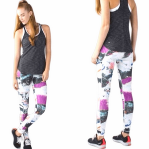 Lululemon Full On Luxtreme Pigment Wave Speed Tight Black Size 6